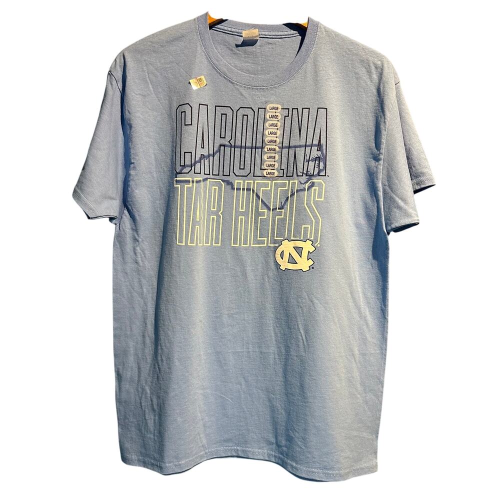NWT Carolina Tar Heels Large Unisex Tee North Carolina ACC Football Gameday